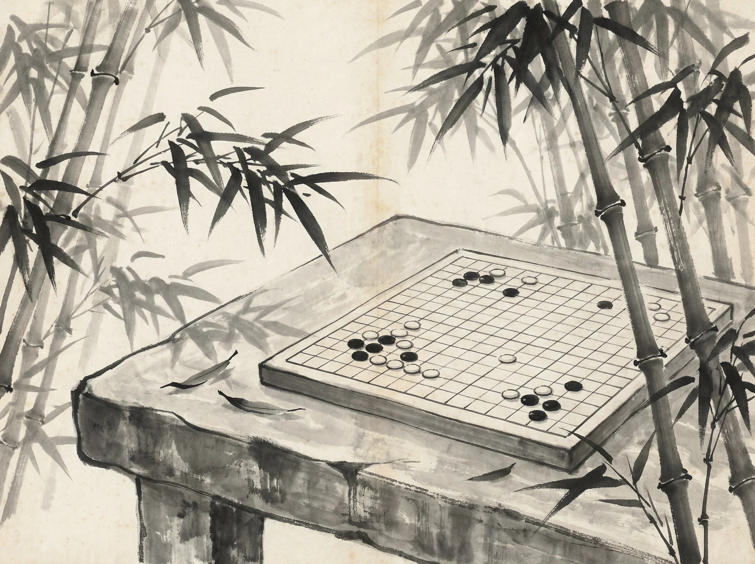 竹林棋盘上的 炸金花guanwang官网 经典布局